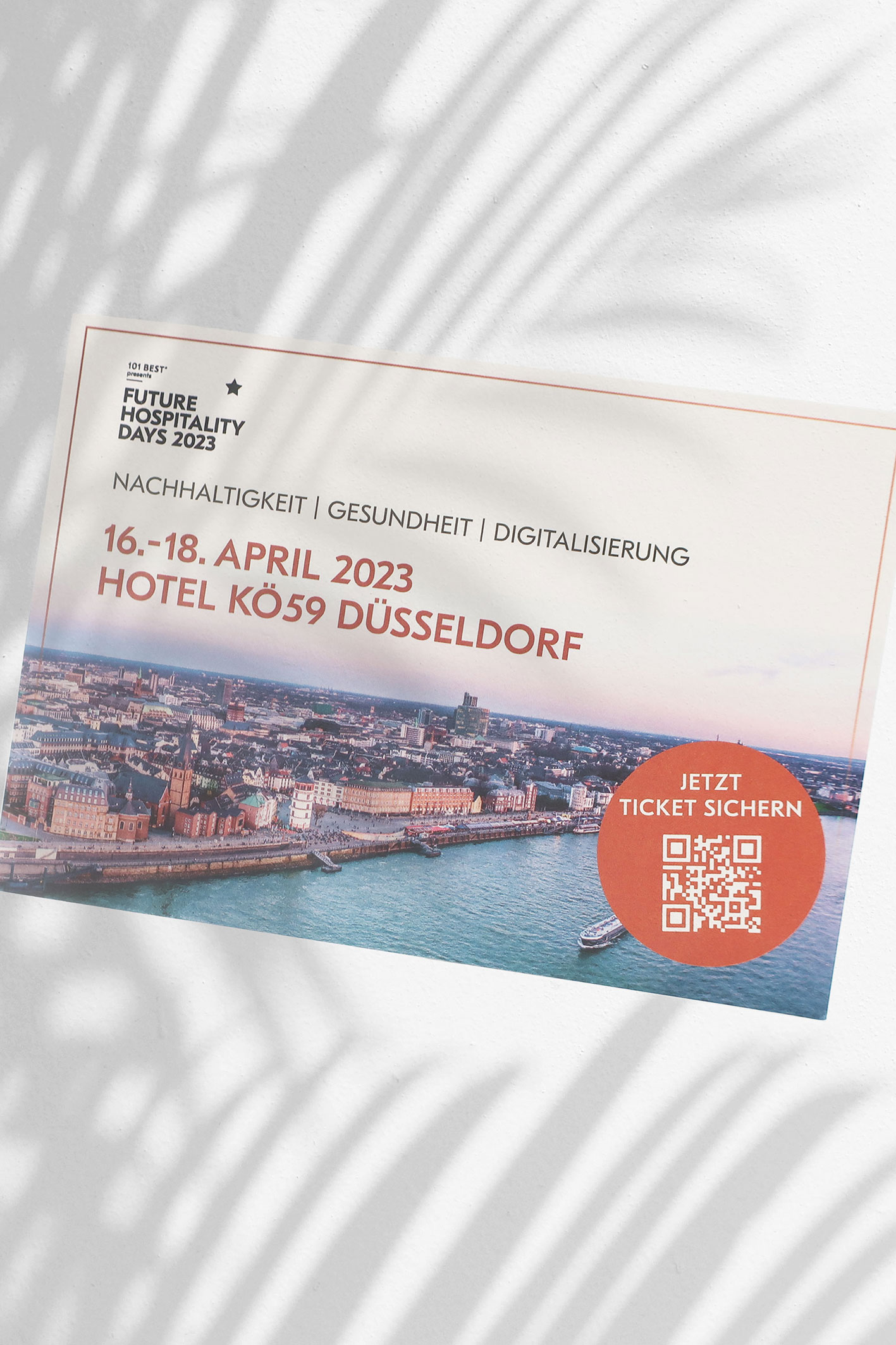 FHD Karte Vorderseite Future Hospitality Days Karte