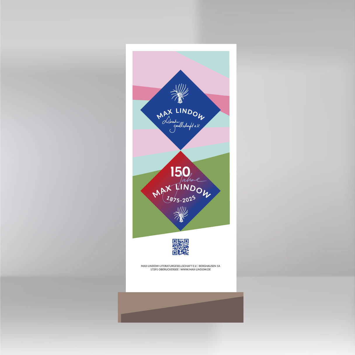 Max Lindow Literaturgesellschaft Verein Display