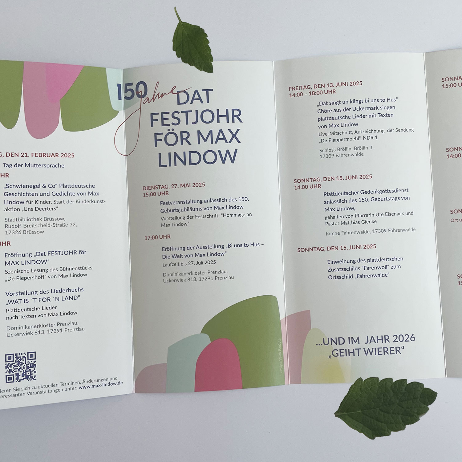 Max Lindow Festtag Flyer