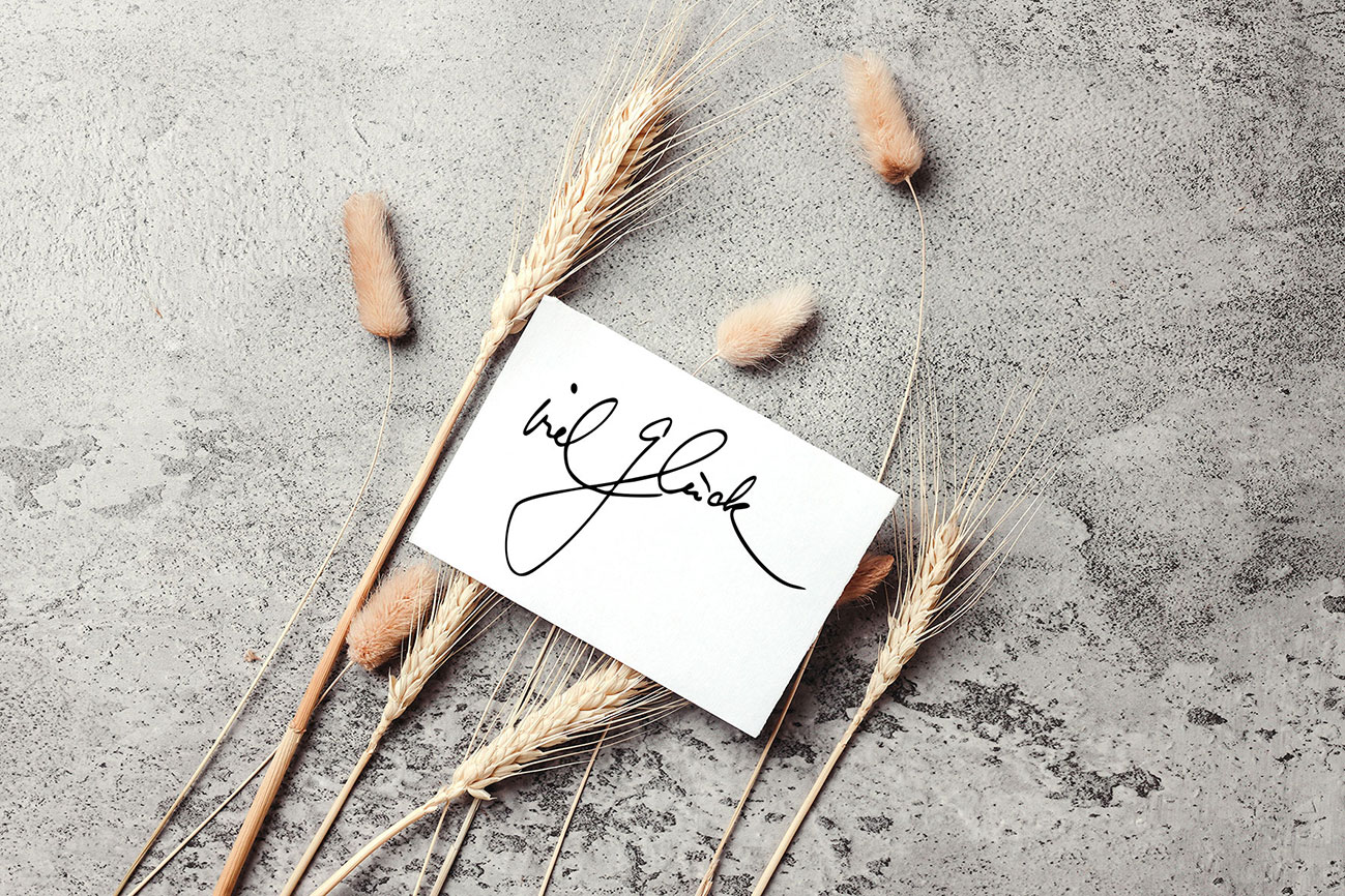 Kalligrafie Karten von balticart